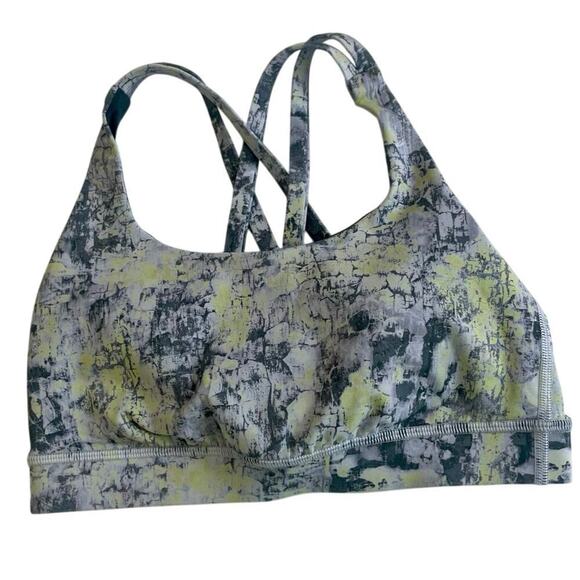 Lululemon Other - Lululemon Energy Sport Bra Strappy back wicking Padded Sz 4 Athleisure Yoga Gym